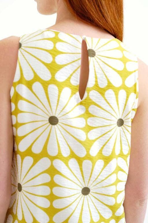 Compañía Fantástica_ Vestido largo con estampado Olive Flower - Imagen 3