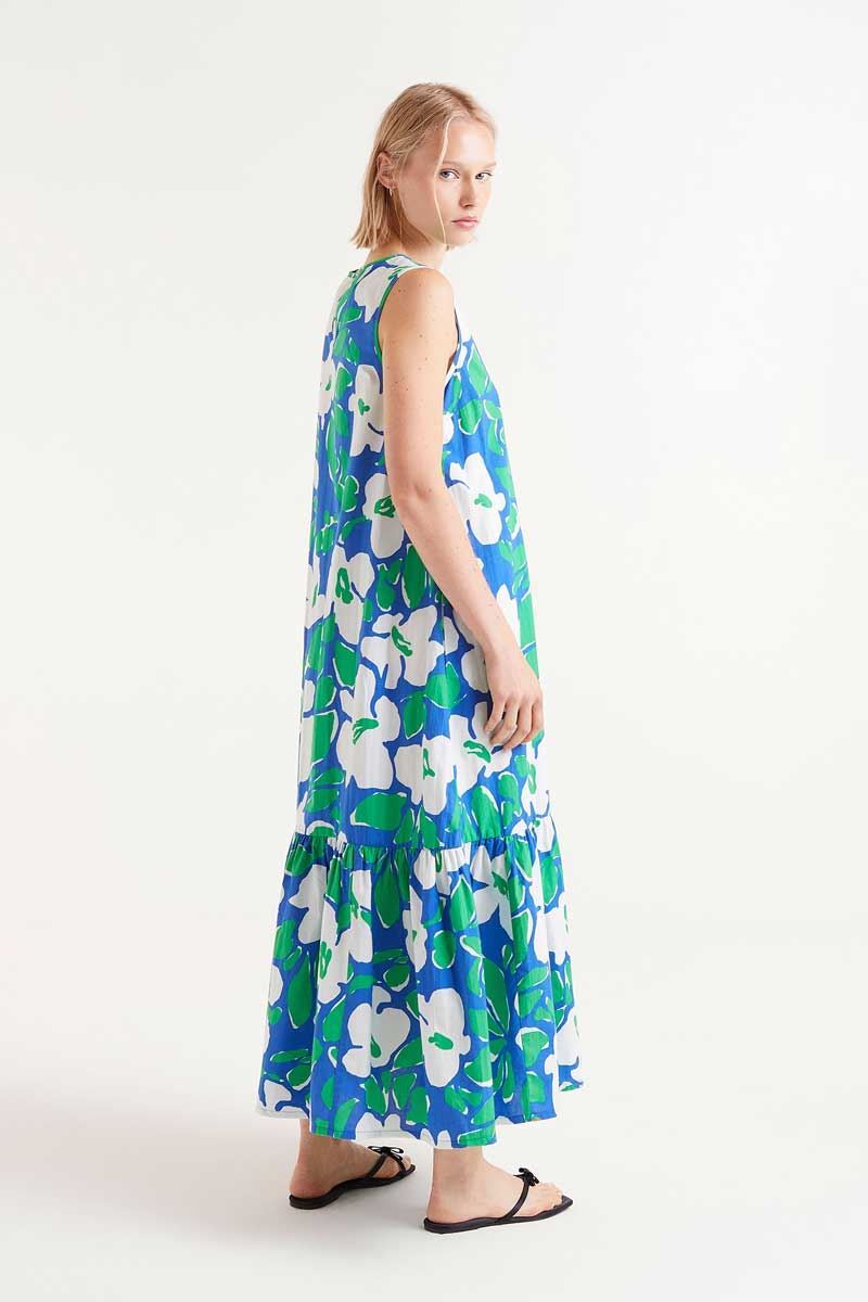 Compañía Fantástica_ Vestido largo estampado floral bosco - Imagen 2
