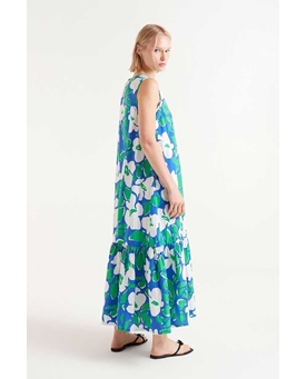 Compañía Fantástica_ Vestido largo estampado floral bosco - Imagen 2