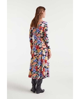 Compañía Fantástica_ Vestido midi con estampado Hampton big - Imagen 2