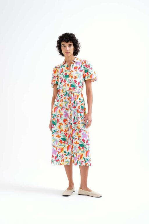 Compañía Fantástica_ Vestido midi con estampado Lotto - Imagen 1