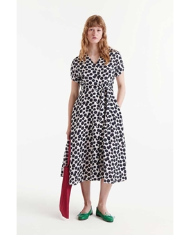 Compañía Fantástica_ Vestido midi con estampado terrazo - Imagen 1