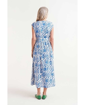 Compañía Fantástica_ Vestido midi estampado Aquaria - Imagen 2