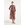 Compañía Fantástica_ Vestido midi marrón estampado flores - Imagen 1
