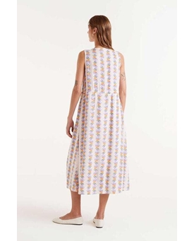 Compañía Fantástica_ Vestido midi peces - Imagen 2