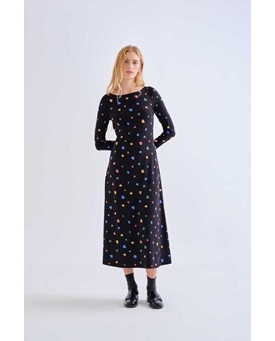Compañía Fantática_ Vestido midi corazones Candy - Imagen 1