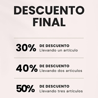 Descuento 30% - Llevando 1 artículo