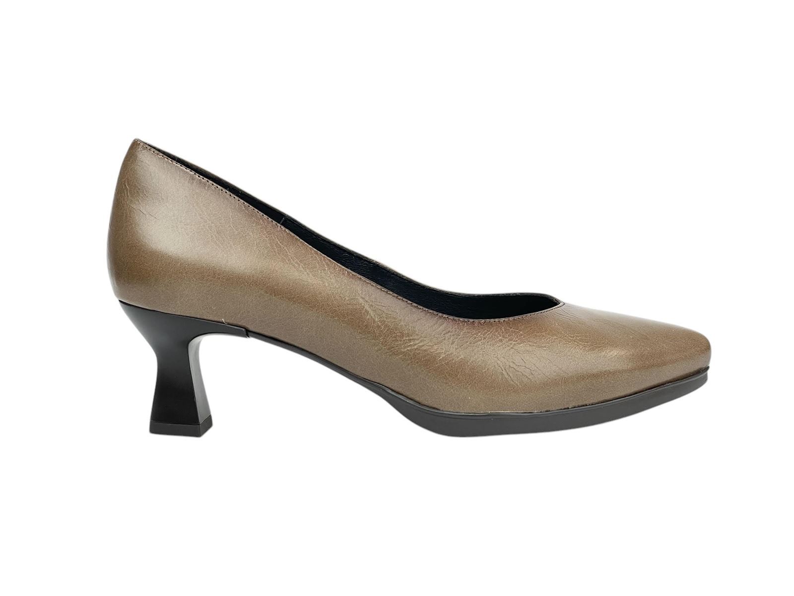 Desireé_ Zapato corte salón taupe - Imagen 2