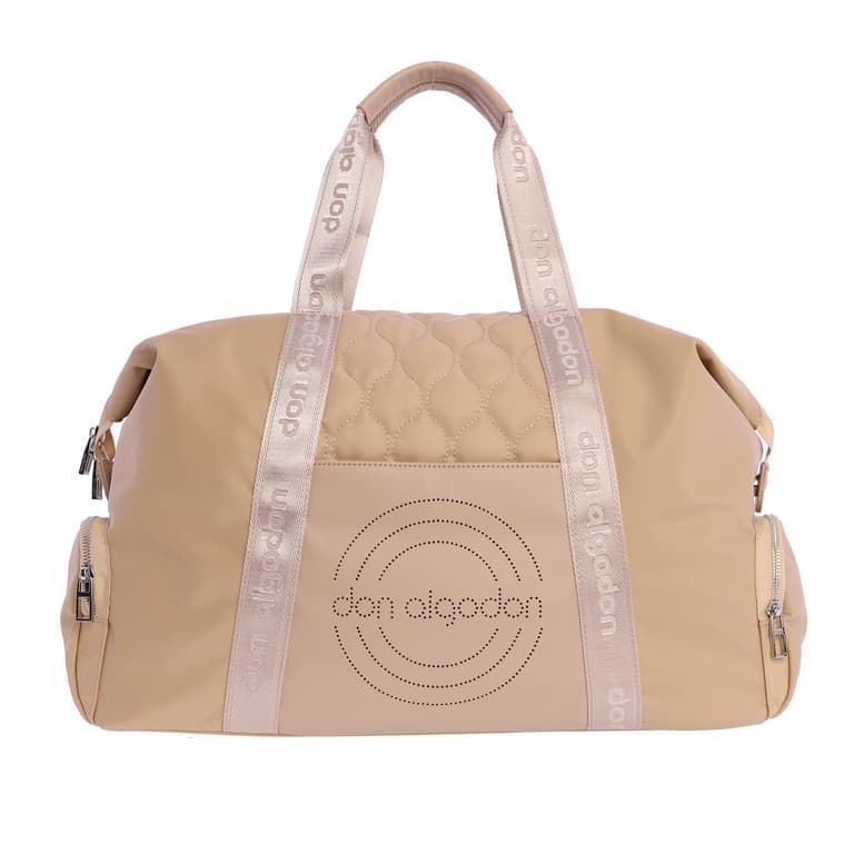 Don Algodón_ Bolsa de viaje beige - Imagen 1