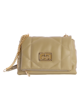 Don Algodón_  Bolso bandolera acolchado beige - Imagen 1