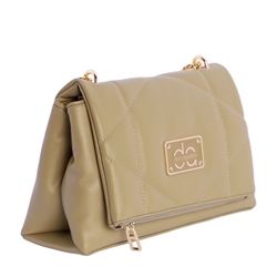 Don Algodón_  Bolso bandolera acolchado beige - Imagen 2