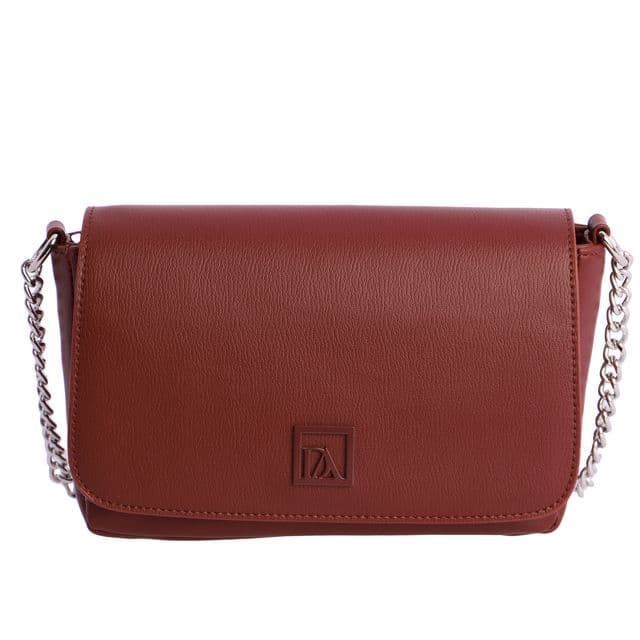 Don Algodón_ Bolso bandolera en burdeos - Imagen 1