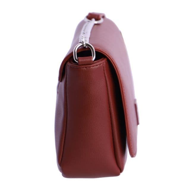 Don Algodón_ Bolso bandolera en burdeos - Imagen 6