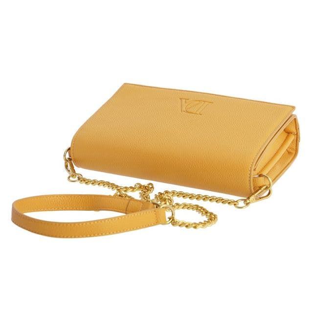 Don Algodón_ Bolso bandolera marbella en mostaza - Imagen 5