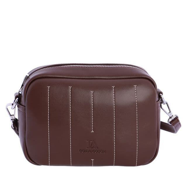 Don Algodón_ Bolso bandolera negro/marrón - Imagen 1