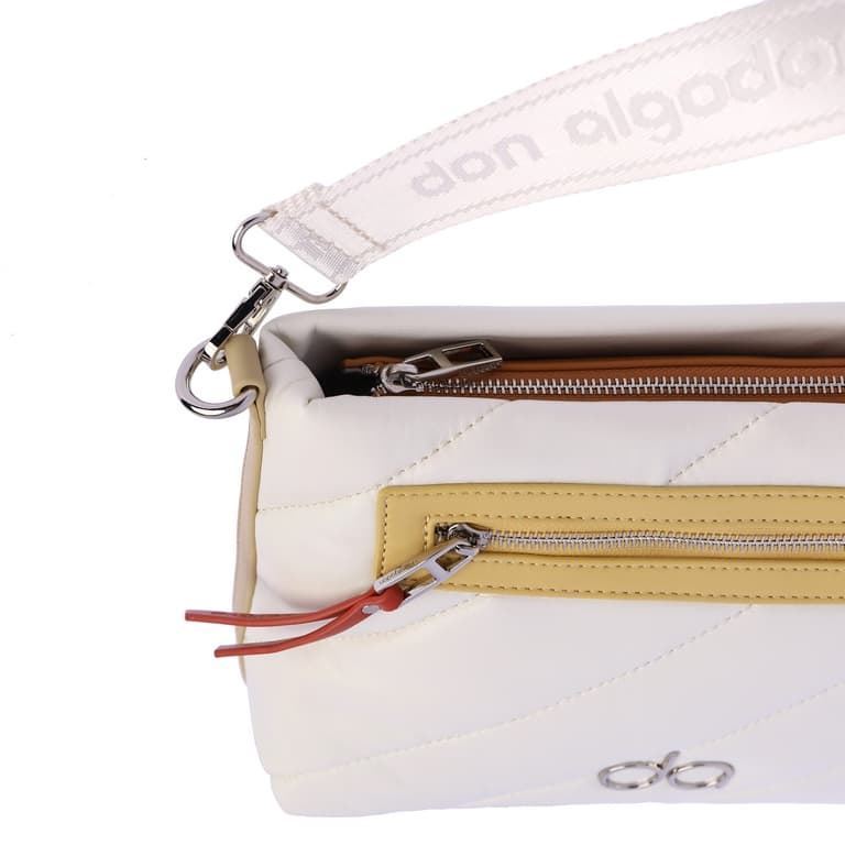 Don Algodón_ Bolso de bandolera en blanco - Imagen 4