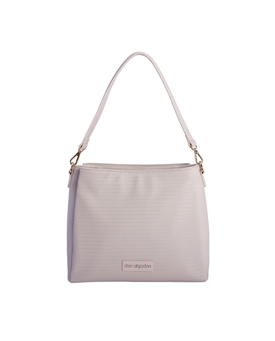 Don Algodón_ Bolso de hombro en marfil - Imagen 1
