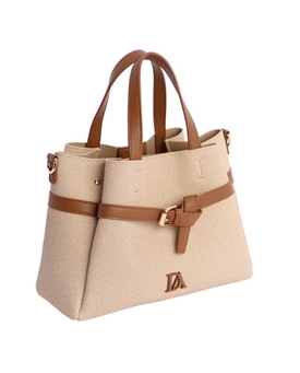 Don Algodón_ Bolso de mano en beige - Imagen 1