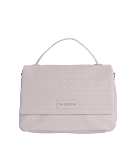 Don Algodón_ Bolso de mano en color marfil - Imagen 1