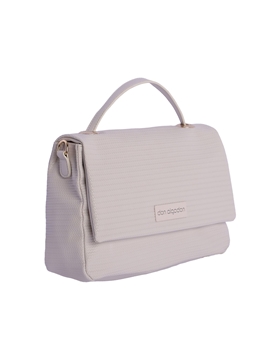 Don Algodón_ Bolso de mano en color marfil - Imagen 2