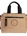 Don Algodón_ Bolso de mano y bandolera de nylon en beige - Imagen 1