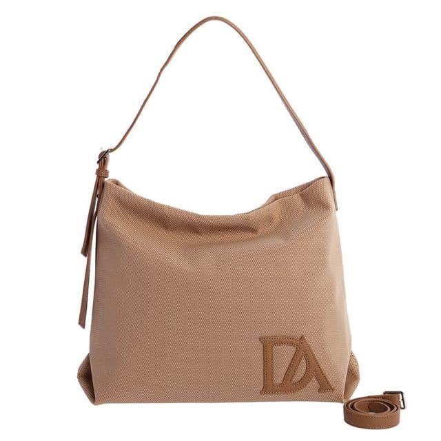 Don Algodón_ Bolso hombro camel - Imagen 1