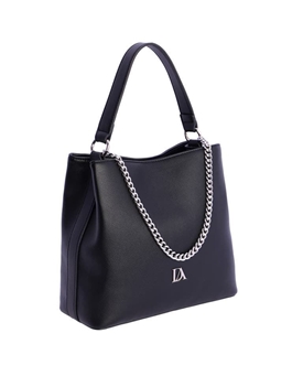 Don Algodón_ Bolso hombro en negro - Imagen 1