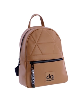 Don Algodón_  Bolso mochila color cuero - Imagen 1