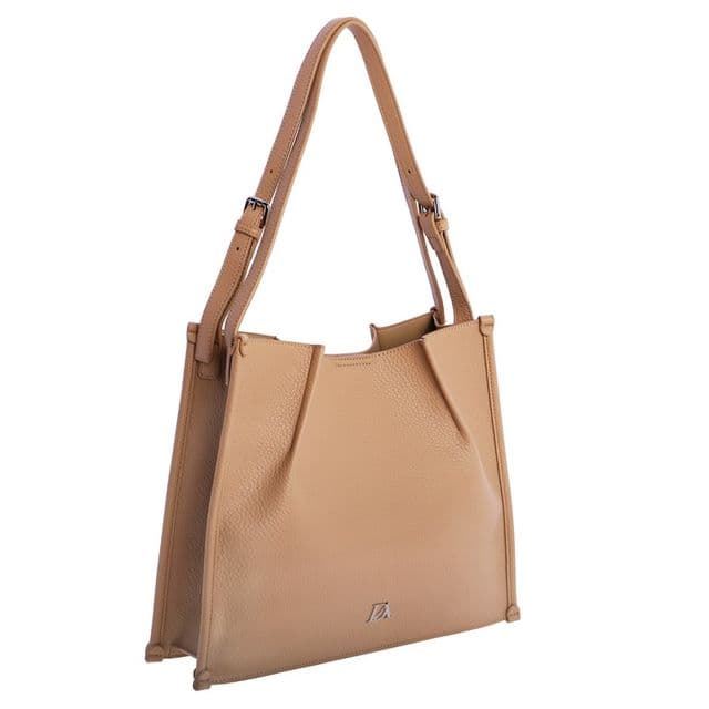 Don Algodón_ Bolso shopper lucca beige - Imagen 2