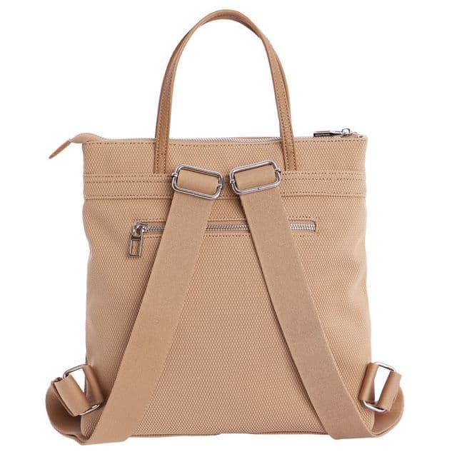 Don Algodón_ Bolso tipo mochila en camel - Imagen 3