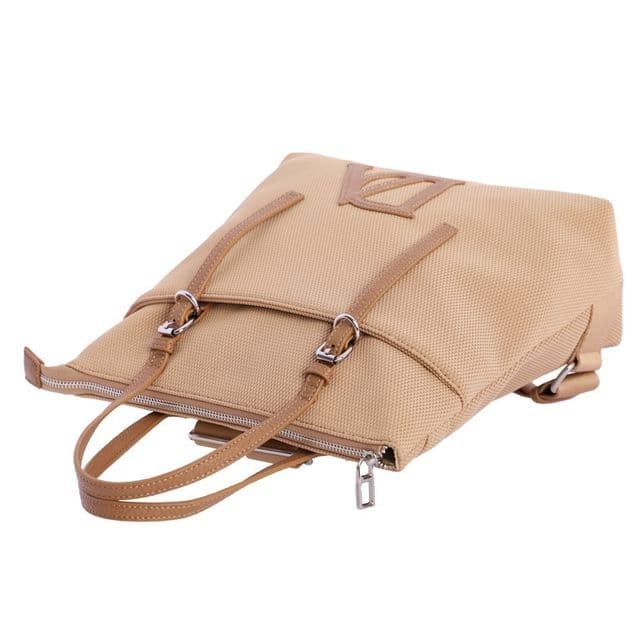 Don Algodón_ Bolso tipo mochila en camel - Imagen 5