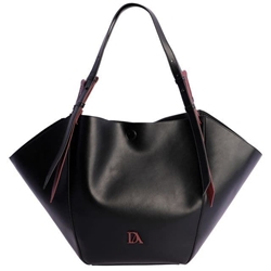 Don Algodón_ Bolso tipo shopper negro - Imagen 1