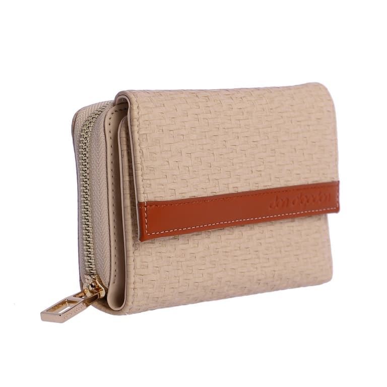 Don Algodón_ Cartera cremallera beige - Imagen 2