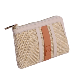 Don Algodón_  Cartera de mano estilo rafia - Imagen 2