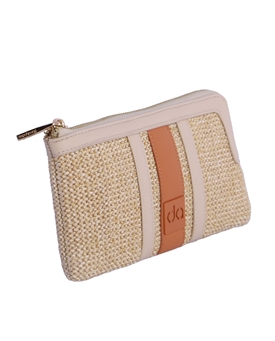 Don Algodón_  Cartera de mano estilo rafia - Imagen 2