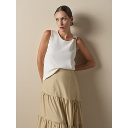 Don Algodón_ Top marfil - Imagen 1