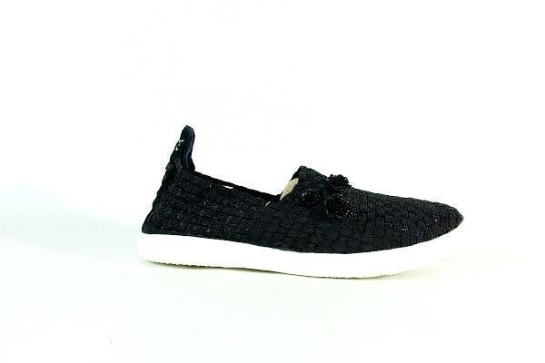 DUDE- Zapatilla deportiva black glitter - Imagen 2