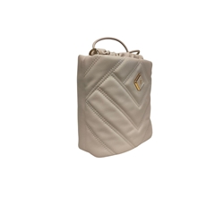 E.FERRI_ Bolso bombonera 1058 beige - Imagen 2