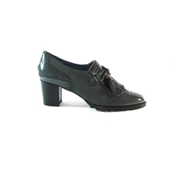 Elia Roman- Zapato mujer tipo inglés gris - Imagen 2