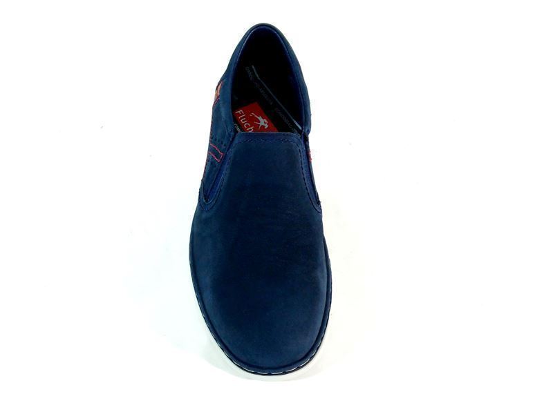 Fluchos- Mocasín serraje marino - Imagen 3