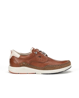 Fluchos_ Zapato cordones marrón chico - Imagen 1