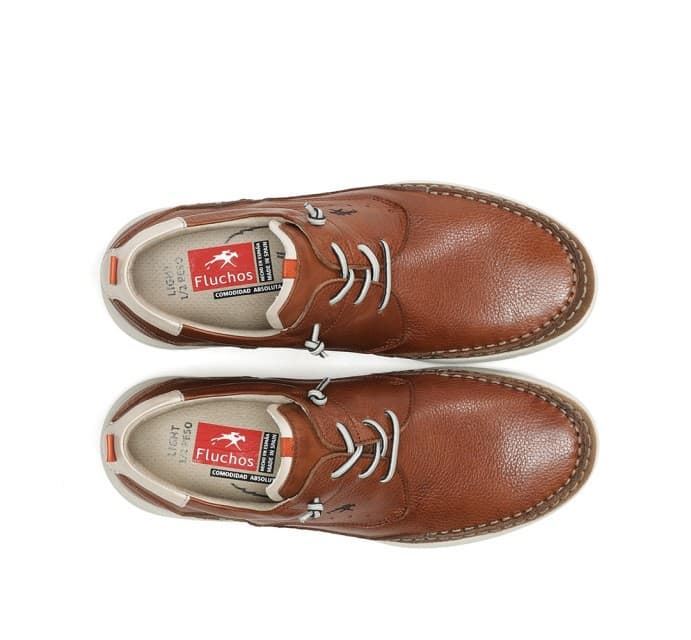 Fluchos_ Zapato cordones marrón chico - Imagen 5