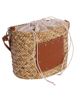 Fortime_ Capazo bandolera detalle cuero - Imagen 2