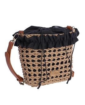 Fortime_ Capazo bandolera detalles en negro - Imagen 1