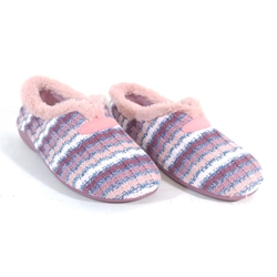 Garzon_ Zapatilla de mujer en tonos malva - Imagen 2