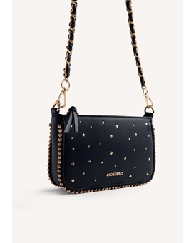 Gioseppo_ Bolso bandolera tachas clemens negro - Imagen 2