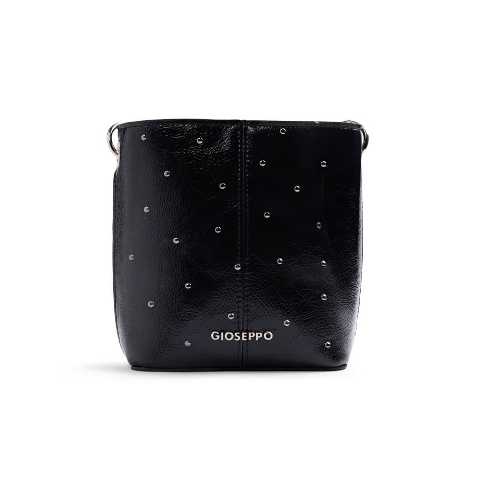 Gioseppo_ Bolso bucket negro tachas - Imagen 2