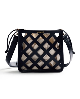 Gioseppo_ Bolso calado negro Tacurong - Imagen 1