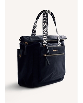 GIOSEPPO_Bolso Mochila negro-cebra - Imagen 2