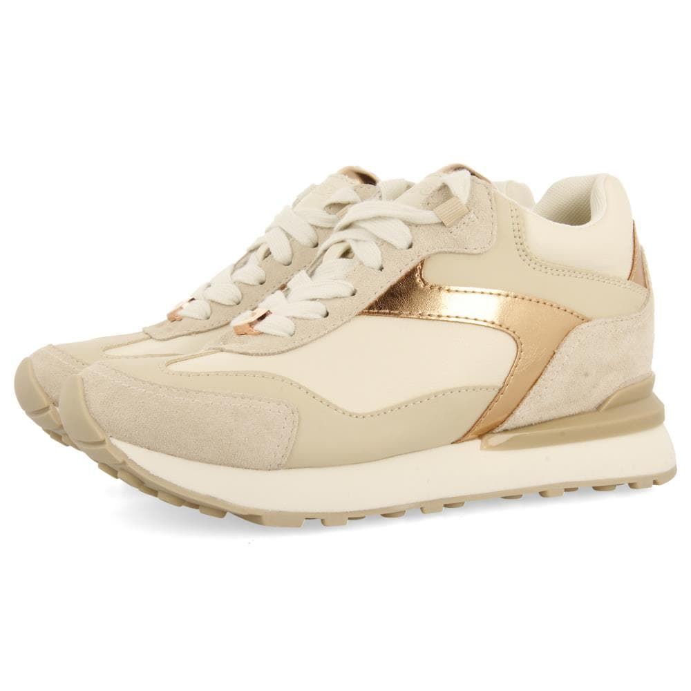 Gioseppo_ Deportivas cuña interior metalizadas DEPORTIVO